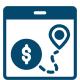 Holistiplan icon of money map on browser