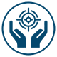 Logo representing a global health and development network, symbolizing collaboration and progress in health initiatives worldwide.