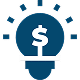 A light bulb containing a dollar sign, symbolizing ideas or innovations that generate financial value.