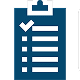 A checklist with a check mark and a pen, indicating completed tasks and readiness for further actions.