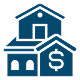 A house featuring a prominent dollar sign, symbolizing financial value or real estate investment.
