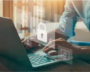 Image illustrating strategies for safeguarding businesses against cyber attacks and enhancing digital security measures.