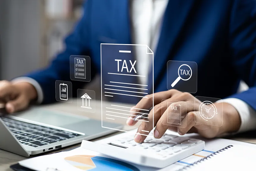 A graphic displaying tax filing tips specifically designed for small business owners, featuring key points and advice.