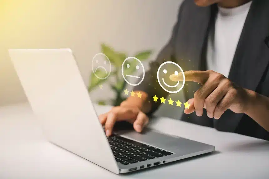 Infographic titled 5 Ways to Improve Your Customer Service featuring five key strategies for enhancing service quality.